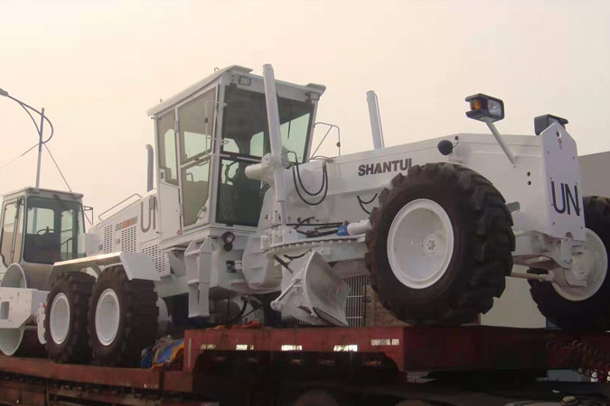 世界有我，山推助力聯(lián)合國維和任務(wù)。